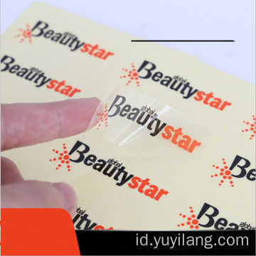 Kertas piring tembaga bahan kertas kraft stiker hadiah